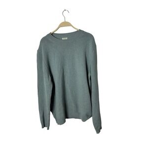 Oobe Brand 161 King St. Sweater Mens XL slate Cashmere sweater crew neck